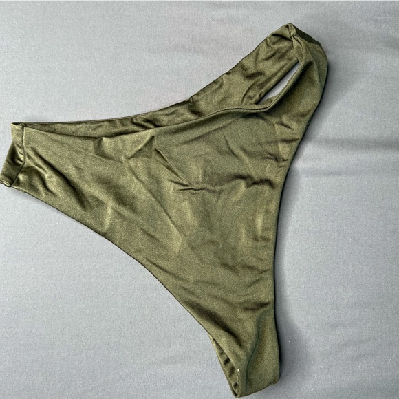 Olive Green Bikini Bottom - Picture 2 of 3